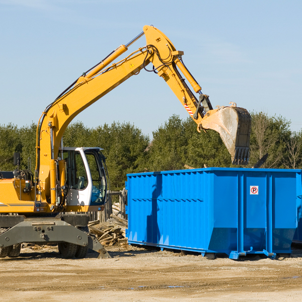 what are the rental fees for a residential dumpster in Chapmanville